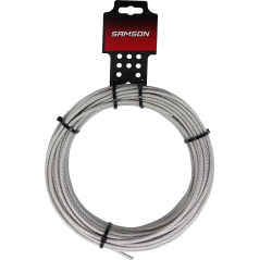 Steel Wire Rope 3.0 mm Clear Coated 25m, SAMSON - Cashbuild