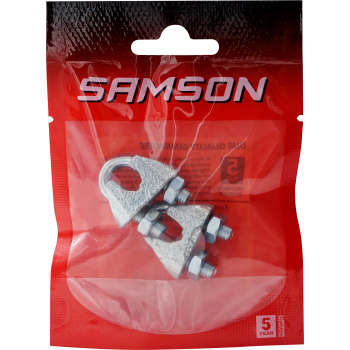 Wire Rope Clamp M8 - Quantity:2, SAMSON - Cashbuild