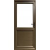 Door Aluminiumium Hinge Halfglass Stable Obscure Bronze,  - Cashbuild