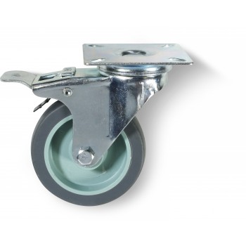 Samson Tpr Castor Swivel Plate F/Brake 1,  - Cashbuild