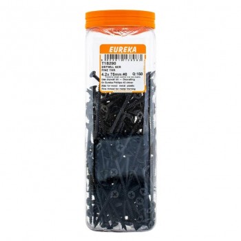 EUREKA DRYWLL SCREW FINE THREAD NO 8 4.2X75mm Quantity:150 - Cashbuild