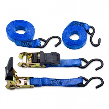 Motoquip Ratchet Tie Down X-Strap Std 4.6Mx25mm, Moto-Quip - Cashbuild