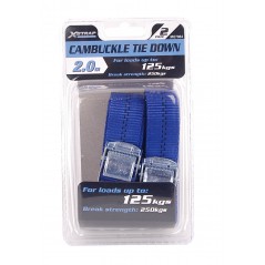 Motoquip Cam Buckle Tie Down X-Strap Std 2Mx25mm, Moto-Quip - Cashbuild