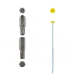 EUREKA PURLIN SCREW T17 HD 6.5X165mm Quantity:25 - Cashbuild