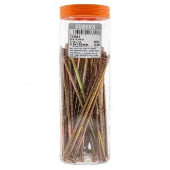 EUREKA TEK SCREW STEEL T3 5.5X150mm Quantity:50 - Cashbuild