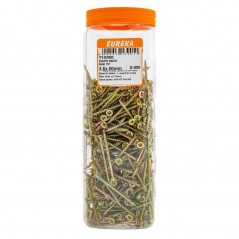 EUREKA CHIPBOARD SMOOTH SHANK YELLOW PASSIVATED STEEL 3.5X50mm Quantity:400 - Cashbuild