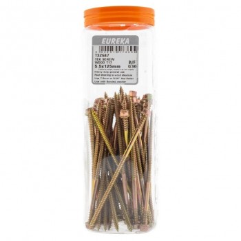 EUREKA TEK SCREW WOOD T17 5.5X125mm Quantity:50 - Cashbuild