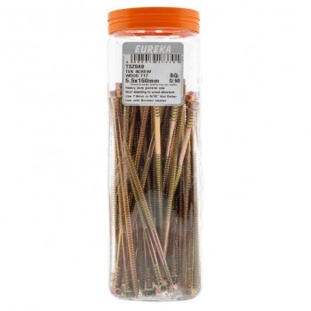 EUREKA TEK SCREW WOOD T17 5.5X150mm Quantity:50 - Cashbuild