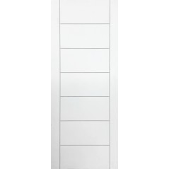 Door Barn Horizontal 7 Panel Boarded Sti