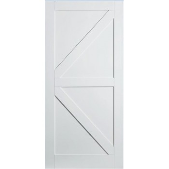 Door Barn K Plank Int Primed White,  - Cashbuild
