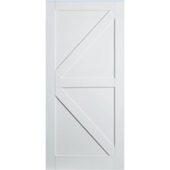 Door Barn K Plank Int Primed White,  - Cashbuild