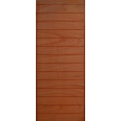Door Fire Hardwood Finish 30 Minute Fire Rating Horizontal Grooved Pd652