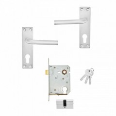 Mackie Orion Brushed Satin & Cyl Lock, MACKIE - Cashbuild