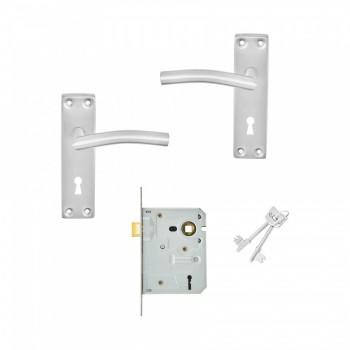 Mackie Gemini Brushed Satin & 3L Lock, MACKIE - Cashbuild