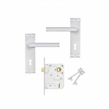 Mackie Leo Brushed Satin & 3L Lock, MACKIE - Cashbuild
