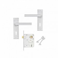 Mackie Leo Brushed Satin & 3L Lock, MACKIE - Cashbuild