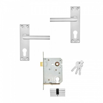 Mackie Leo Brushed Satin & Cyl Lock, MACKIE - Cashbuild
