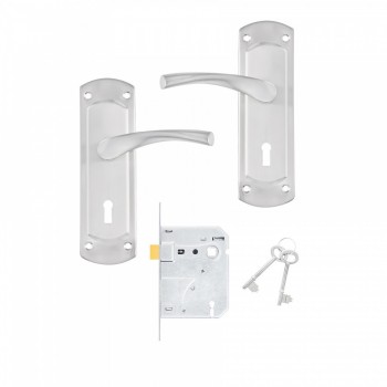 Mackie Ashton Satin Nickle & 3L Lock, MACKIE - Cashbuild