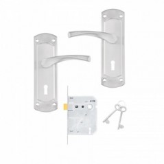 Mackie Ashton Satin Nickle & 3L Lock, MACKIE - Cashbuild