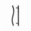 Mackie S-Pull Hndl Black St/Steel 32X600mm, MACKIE - Cashbuild