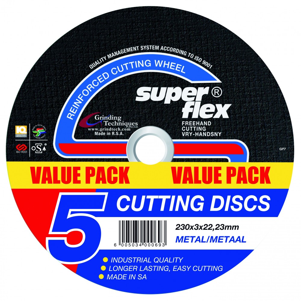 Superflex Industrial Cutting Disc For High Alloy Steel And Mild Steel, SUPERFLEX - Cashbuild Superflex Industrial Cutting Disc For High Alloy Steel And Mild Steel, SUPERFLEX - Cashbuild