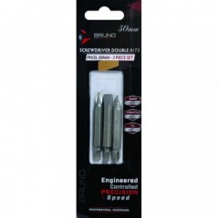 Bruno Screwdriver Bit 3 Piece Set Ph/Sl 50mm, BRUNO - Cashbuild