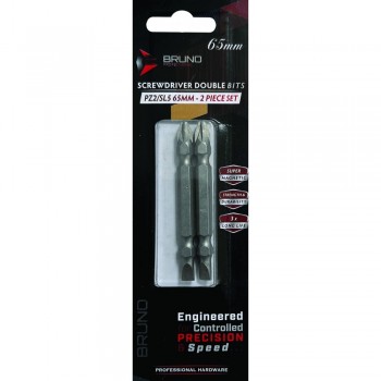 Bruno Screwdriver Bit Pz2/Sl5 65mm, BRUNO - Cashbuild