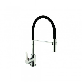 Kitchen Sink Mixer Sulby High Rise Black Silicon, CACHET TAPS - Cashbuild