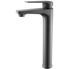 Lunalux Raised Basin Mixer Gun Metal, ICON - Cashbuild