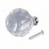 Crystal Knob Chrome Base 40mm, TROJAN - Cashbuild