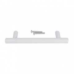 Stainless Steel Hollow Bar Handle 96mm - White, TROJAN - Cashbuild