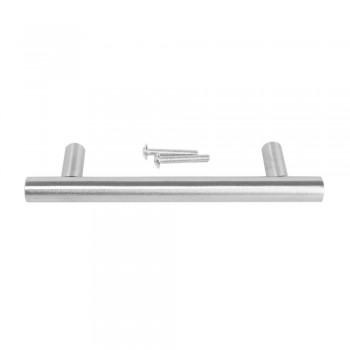 Stainless Steel Hollow Bar Handle 96mm, TROJAN - Cashbuild