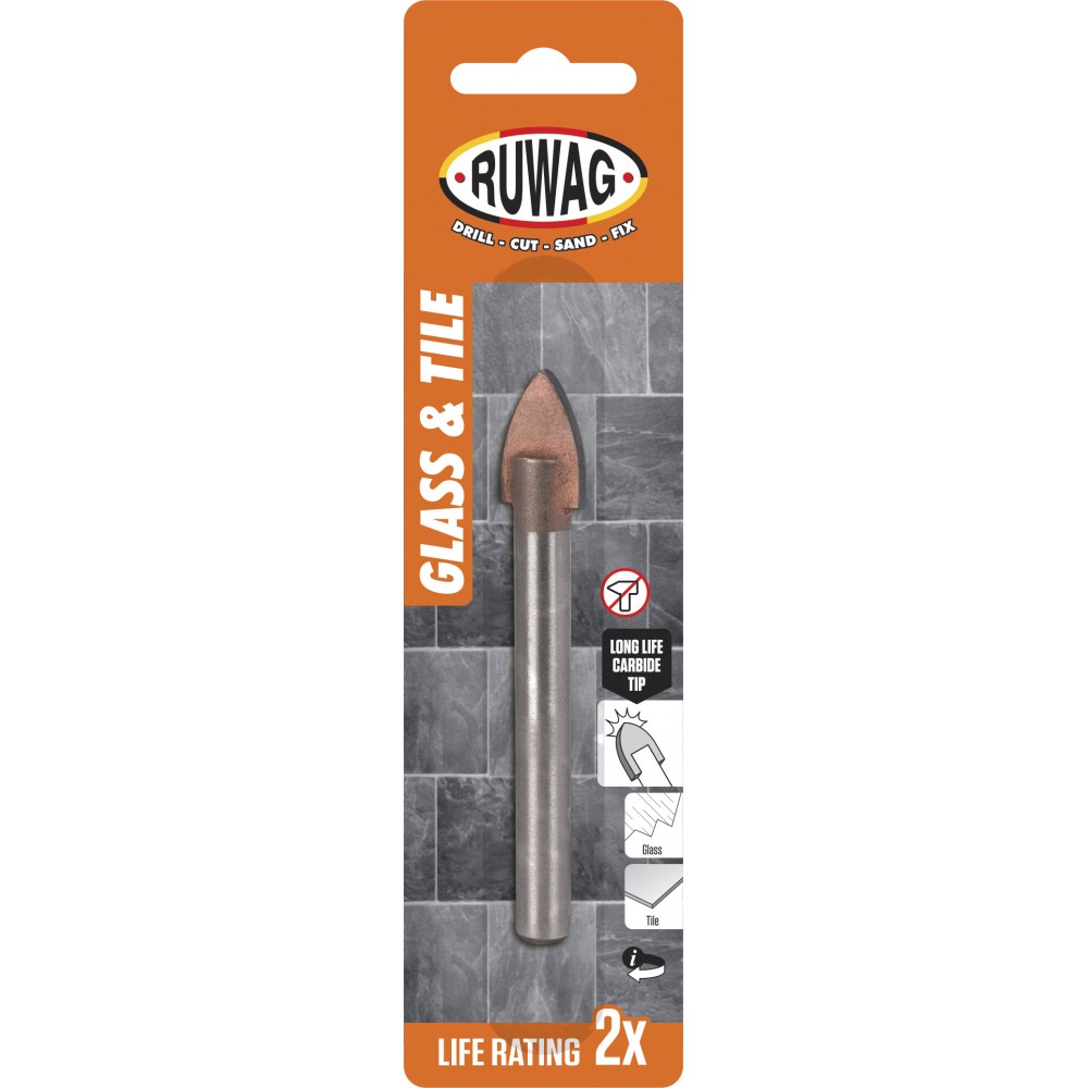 Ruwag Glass And Tile Drill Bit 10mm, Ruwag - Cashbuild Ruwag Glass And Tile Drill Bit 10mm, Ruwag - Cashbuild