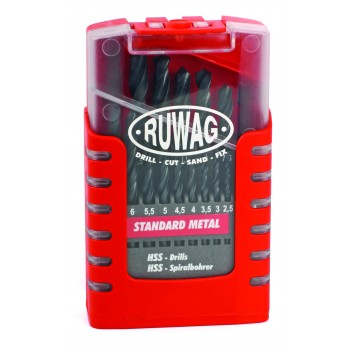 Ruwag Metal Drill Bit Set 19 Piece, Ruwag - Cashbuild