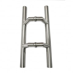 Two-Tone Stainless Steel Mitre T Pull Handle 32X150X400mm, TROJAN - Cashbuild