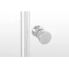 Entrée Shower Door Pivot And Return Panel Chrome 880x880x1850mm, ENTRÉE - Cashbuild