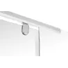 Entrée Shower Door Pivot And Return Panel Chrome 880x880x1850mm, ENTRÉE - Cashbuild
