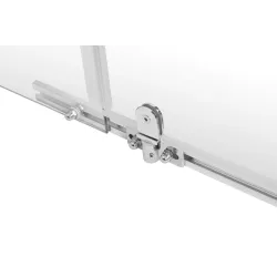 Entrée Shower Door Pivot And Return Panel Chrome 880x880x1850mm, ENTRÉE - Cashbuild