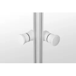 Entrée Shower Door Corner Entry White 880x880x1850mm, ENTRÉE - Cashbuild