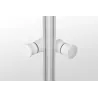 Entrée Shower Door Corner Entry White 880x880x1850mm, ENTRÉE - Cashbuild