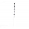 Nemek - Bracket Square Tube 6 Line Straight - Black, Nemtek - Cashbuild