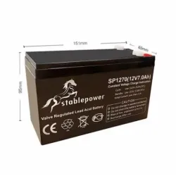 Battery 12V 7Ah Lead Acid, Stable Power - Cashbuild