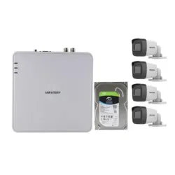 Home Cctv 4 Camera Kit, Hikvision - Cashbuild