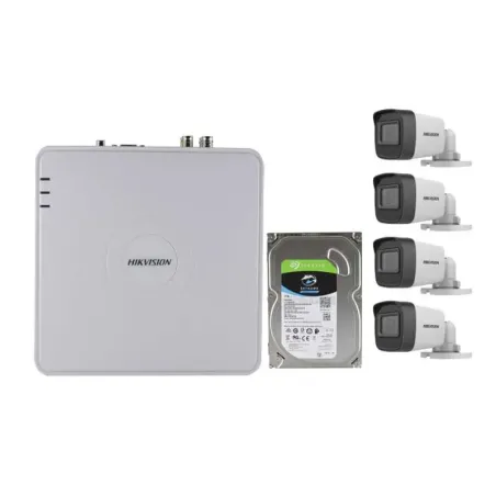 Home Cctv 4 Camera Kit, Hikvision - Cashbuild