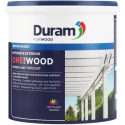 Duram One For Wood 1L White, DURAM - Cashbuild