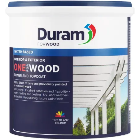 Duram One For Wood 1L White, DURAM - Cashbuild