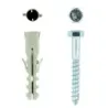 Coach Screw 8 X60mm + Wall Plug Quantity:5Ea, EUREKA - Cashbuild