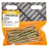 EUREKA CHIPBOARD SMOOTH SHANK YELLOW PASSIVATED STEEL 4.0x75mm Quantity:40 - Cashbuild
