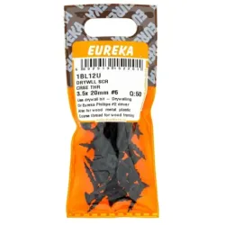 EUREKA DRYWLL SCREW COARSE THREAD 3.5x20mm 6 Quantity:50 - Cashbuild