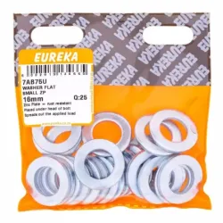 EUREKA WASHER FLAT SMALL ZINC PLATED 16mm Quantity:25 - Cashbuild